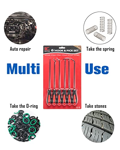 Image of ROTATION 6pc Extra Long Precision Hook and Pick Set