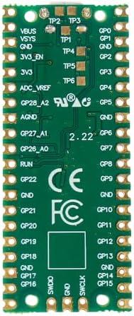 RP2040 Pico Development Board Micro USB 2MB Flash Dual-Core Cortex M0+ Processor for Raspberry Pi Supports C/C++/Python SPI/I2C/UART Interfaces