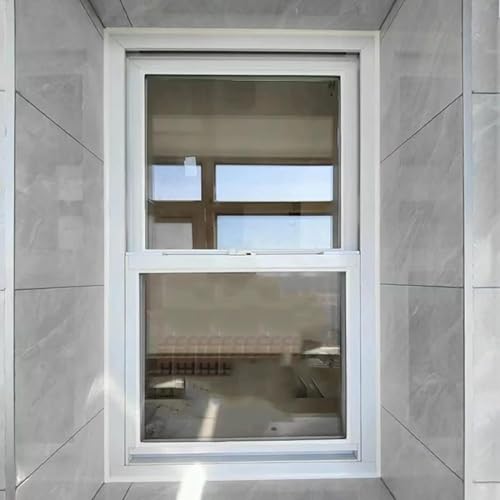 Finestra di ricambio verticale, finestra scorrevole in alluminio, for case, telaio, bagno, seminterrato, esterno(80x150cm/31.5x59.1in)