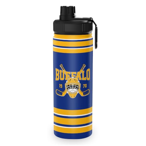 ANTKING Buffalo Botella de Agua Personalizada con Nombre y Número para Hombres y Jóvenes miniatura 2