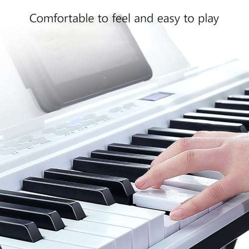YAOHY Piano Numérique Professionnel pour Adulte, Ensemble D’instruments De Clavier Piano Électrique Intelligent À 88 Touches pour l’enseignement De La Musique(Pink,Bluetooth) - Les Beatles, Paul McCartney, John Lennon, RIngo Starr, George Harrison YAOHY Piano Numérique Professionnel pour Adulte, Ensemble D'instruments De Clavier Piano Électrique Intelligent À 88 Touches pour l'enseignement De La Musique(Pink,Bluetooth) – Image 3