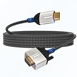 Câble HDMI vers VGA 1,5 m,câble hDMI vers vga D SUB 15 broches unidirectionnel,Câble Hdmi ver VGA compatible pour connecter des ordinateurs portables,des PC et d'autres appareils HDMI à des moniteurs