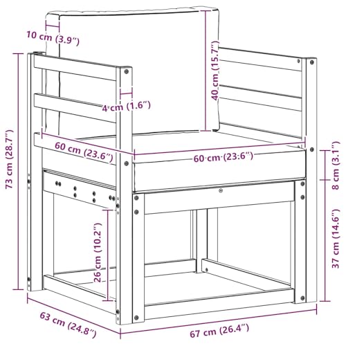 Canapé d'extérieur modulable en polyester coussins pour balcon - 3