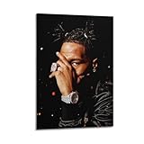 JKOSUERB Póster decorativo de Lil Baby Singer para pared, 30 x 45 cm