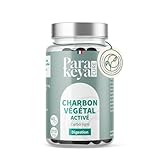 Parakeya - Charbon Végétal Activé - 60 gélules - Confort digestif & routine après repas - Complément alimentaire