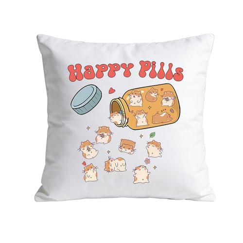 Taie d'oreiller hamster housse coussin imprimé animal mignon - 2