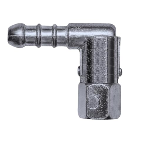 Image of Sun flash 360 Revolving /Rotating Nozzle Head for Gas Stove Hose Pipe Connection | Fits All Gas Stoves | Ghumta Nipple Elbow Joint, Combo Pack of 1 Nozzle (4pc, Aluminum).