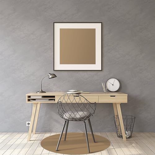 Tapis de chaise PVC protège-sol résistant imperméable ø100cm