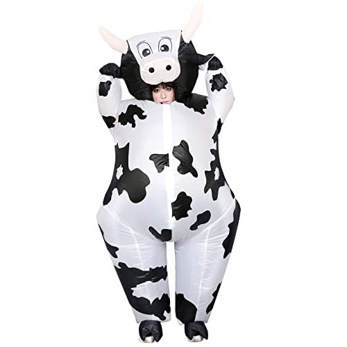 INFLATJOY Inflatable Cow Costume for Adults Funny Blow up product image