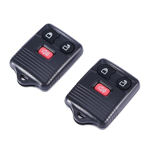 Llave de coche de repuesto Amosfun: carcasas de dos piezas con botones para mando de vehículo 1