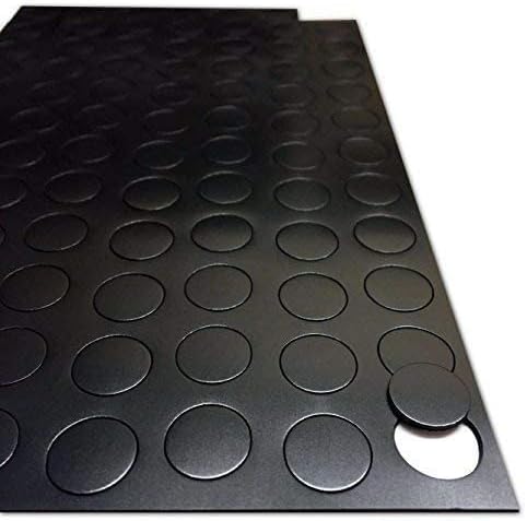 TMS 132 Magnets for Crafts Self-Adhesive, Sticky Back Magnetic Dots for Photos, Postcards, Kids Fridge Magnets, Notes or Office Reminders - Small Round Stick on Magnetic Strips [1.5mm thick]