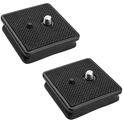 FAEFTY Schnellwechselplatte für Stativ, Schnellwechselplatte für Kamera, 2 Stück Cover