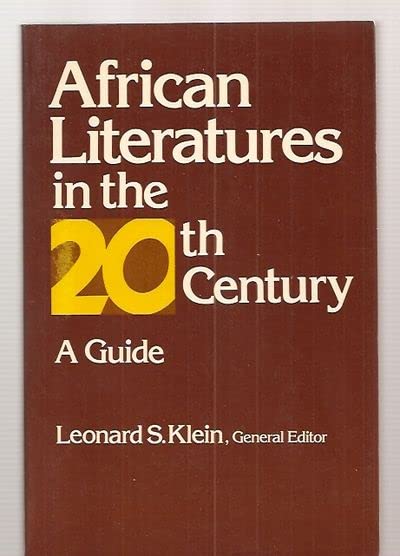 Buy African Literatures in the 20th Century: A Guide — BookShops.in