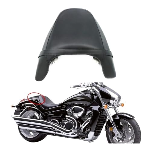 Asiento de motocicleta tipo sillín de pasajero en cuero suave para Boulevard M109R de 2006-2012 2