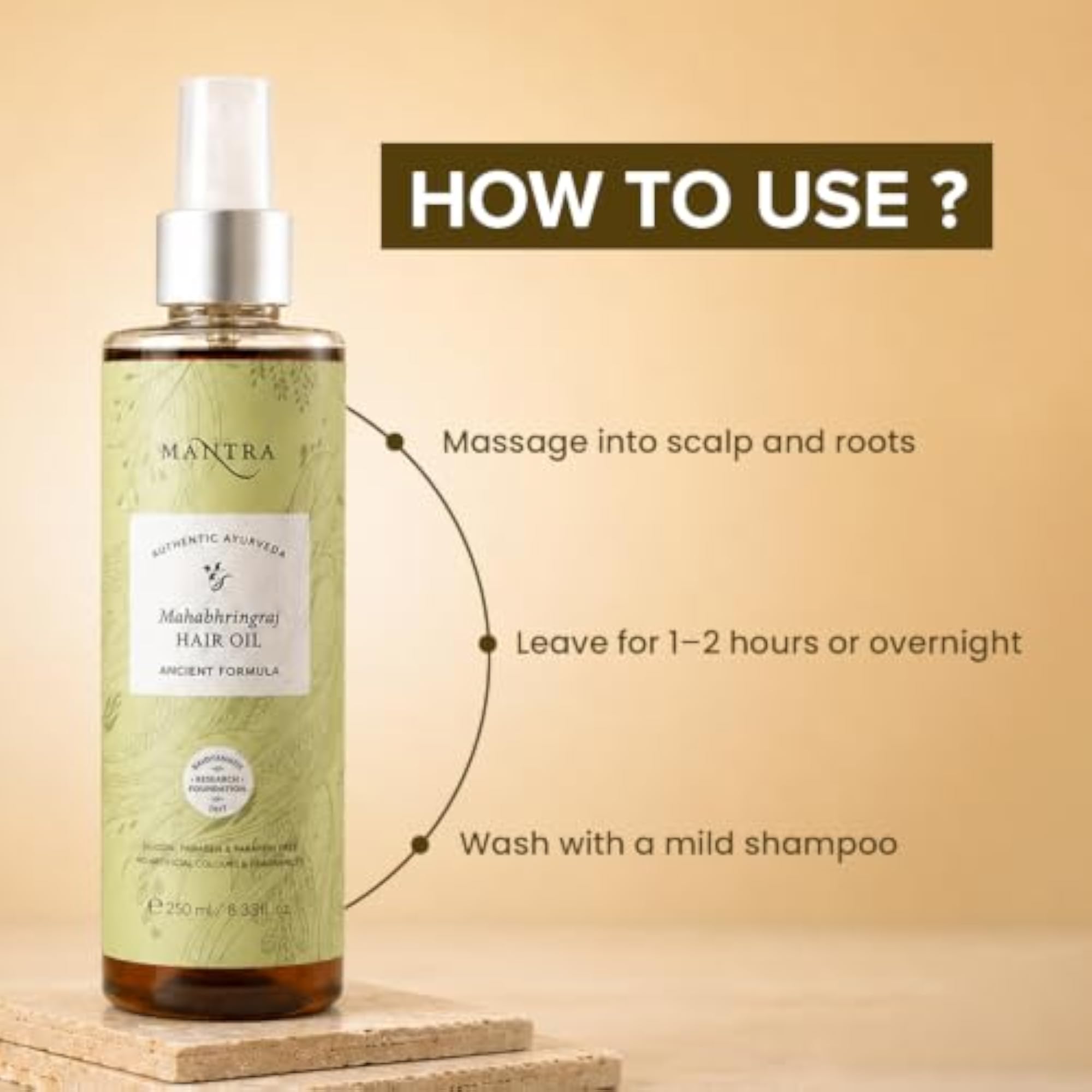 Mahabhringraj Hair Oil for Scalp & Hair Growth