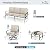 PHI VILLA 5 PCS Patio Furniture Set,Metal Outdoor Furniture Set with 1 x 3 Seater Deep Seating Bench, 2 x Swivel Sofa Chairs & 2 x Metal Cushioned Ottoman, Outdoor Patio Set for Garden