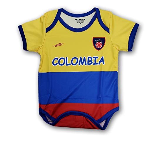 Image of Colombia Soccer Baby Outfit Mameluco