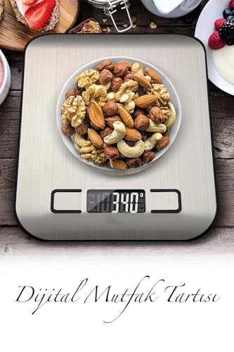 Báscula digital portátil 5 kg gris miniatura 7