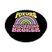 Future Insurance Broker Bright Retro Rainbow Occupation PopSockets Standard PopGrip