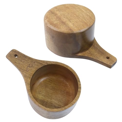 Cuchara medidora de madera para café y especias miniatura 4
