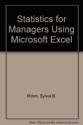 Statistics For Managers Using Microsoft Excel 2ed (Hb 1999), Levine D.M ...