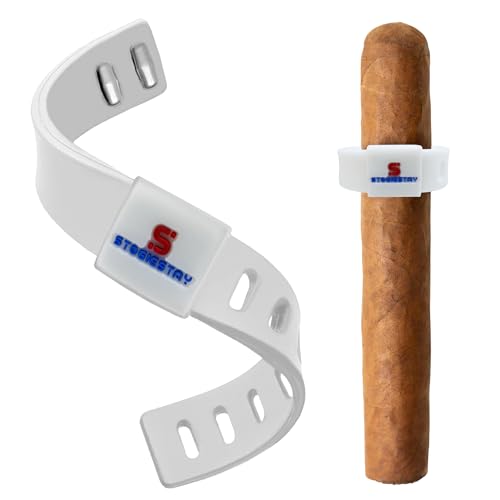 StogieStay Magnetic Cigar Holder & Clip for Golf Cart – Adjustable Strap, Strong Neodymium Magnet, Anti-Slip Silicone Golf Cart Cigar Holder / Magnet Cigar Clip for Golf, Fishing, Grilling, Camping