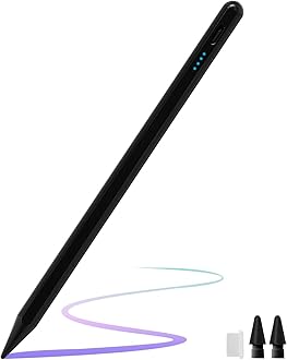 Stylus Pen for Samsung Galaxy Tab A9/A8/A7 Tablet Pens for iOS/Android/Windows Stylists Pen with Dual Touch Screen Stylus Pencil (Black)