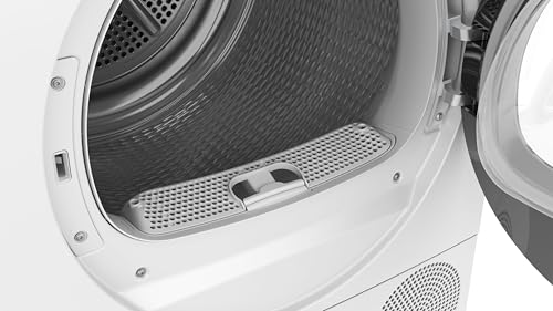Bosch WTH83V03, Wärmepumpentrockner 7 kg, Serie 4, optimaler Trocknungsgrad dank AutoDry, Nachlegefunktion, TouchControl-Tasten, Umweltfreundliches Kältemittel, EasyClean Filter, Weiß