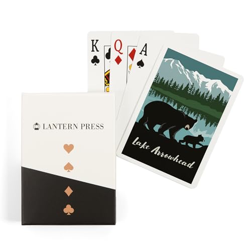 Naipes Lake Arrowhead Black Bear y Cub Poker