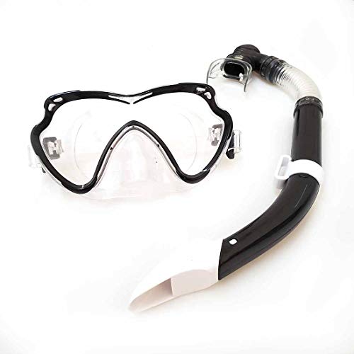 Kit Mergulho Ax Esportes C/ Máscara E Snorkel Preto Fa521