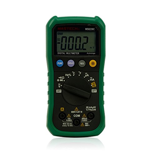Image of Mastech MS8239C Auto Range Handheld Digital Multimeter Capacitance Frequency Temperature Tester