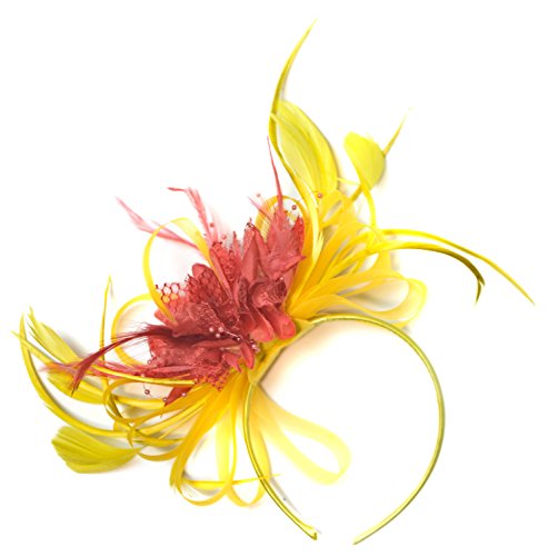 Bandeau femme jaune Caprilite pour retenir les cheveux avec confort