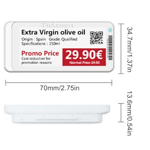 Placa de visualización inalámbrica E-Ink para digitalizar los menús en terrazas de restaurantes 5
