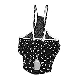 GRIRIW Hund Physiologische Windel Doggie Hygieneschutzhose Atmungsaktiv Weich Punkte Druck XXL Für Weibliche Haustiere Zuhause