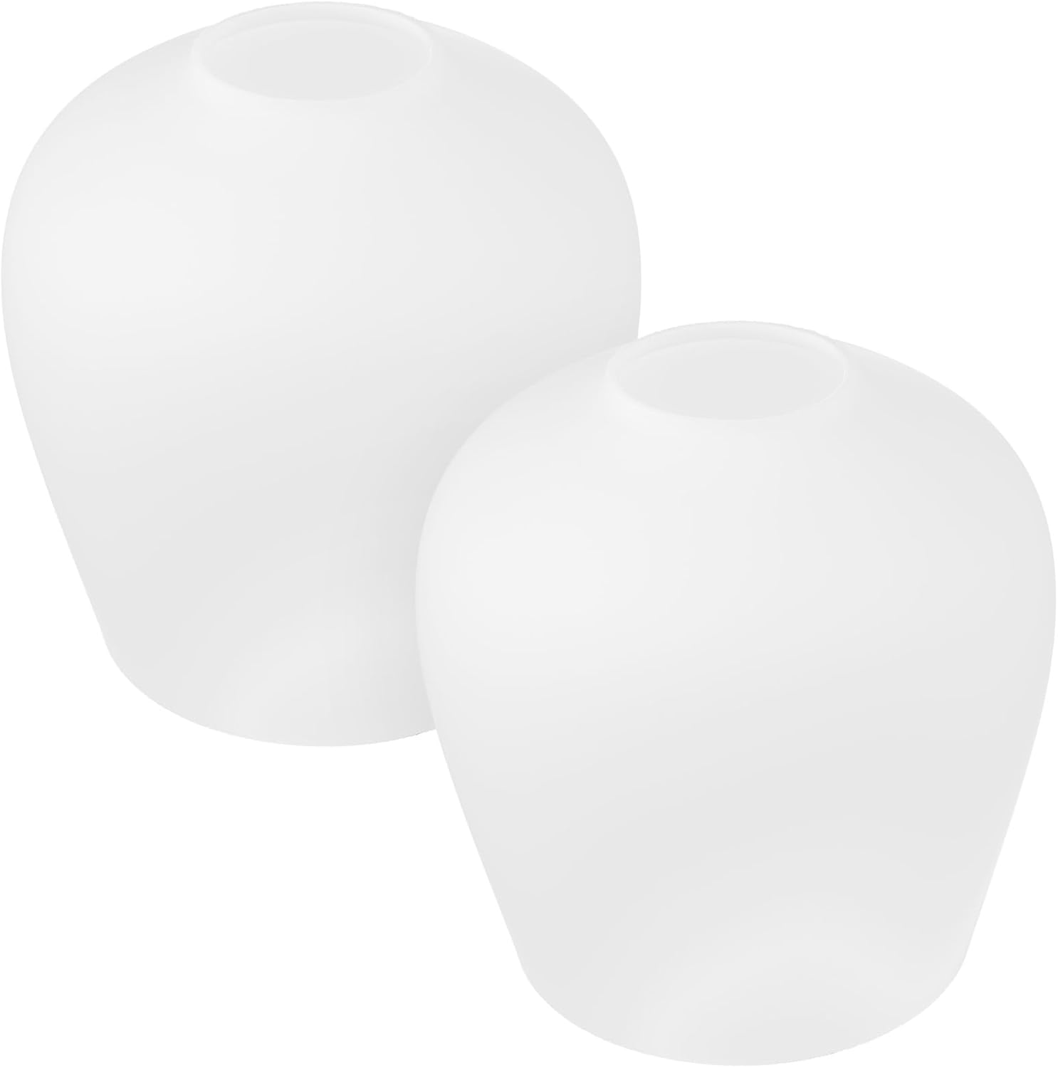 2pcs Oval Glass Shade Glass Pendant Fixture Shades Pendant Light s Only Replacement s for Small Lamp Hanging