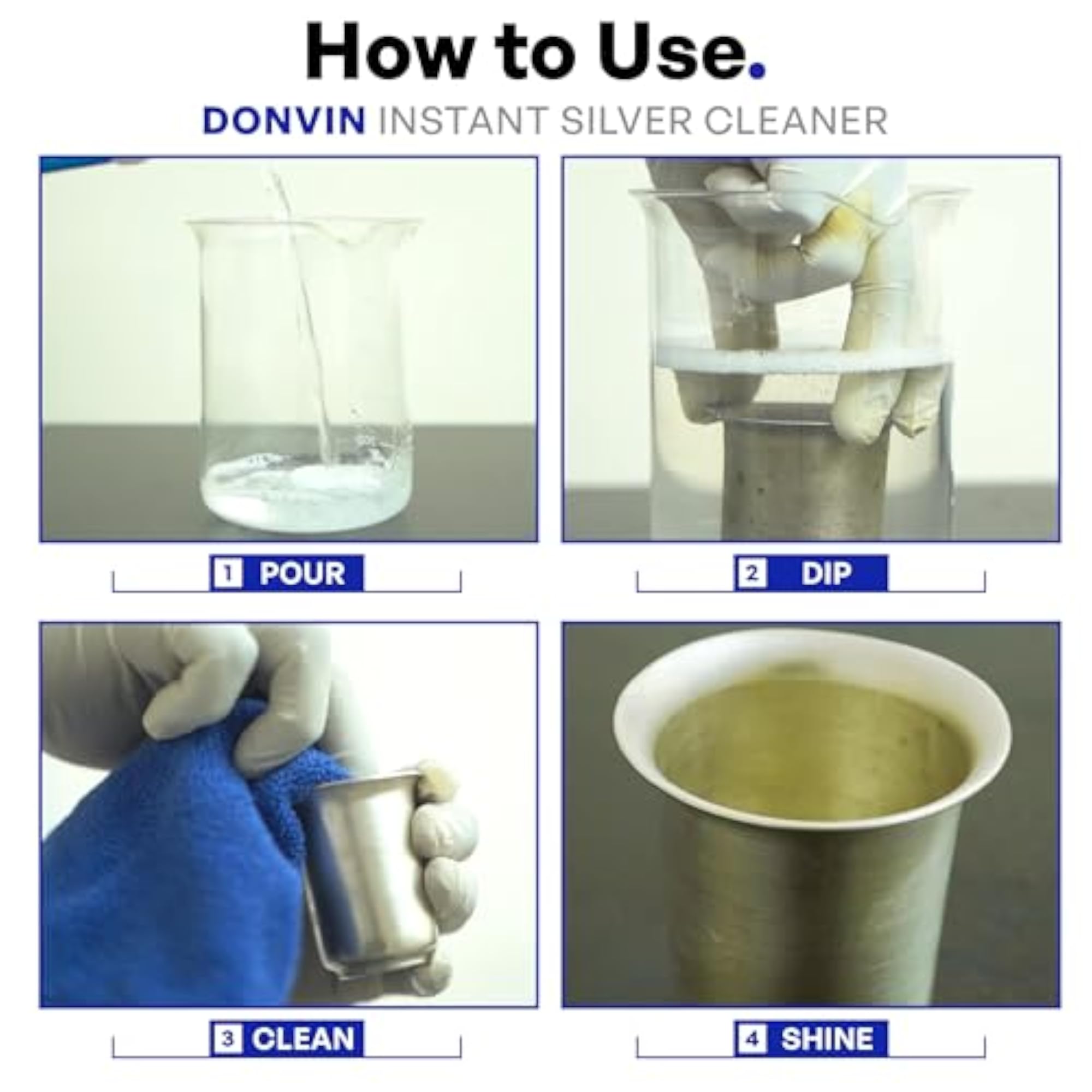 Instant Cleaning Liquid, 1Ltr for Jewellery