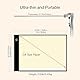 JHFart Leuchttisch A4S Lichttisch Licht pad für Artcraft Tattoo Aquarell Kopie Quilten Tracing Diamantmalerei Xray Pad mit Clips Handschuh und Aufbewahrungstasche