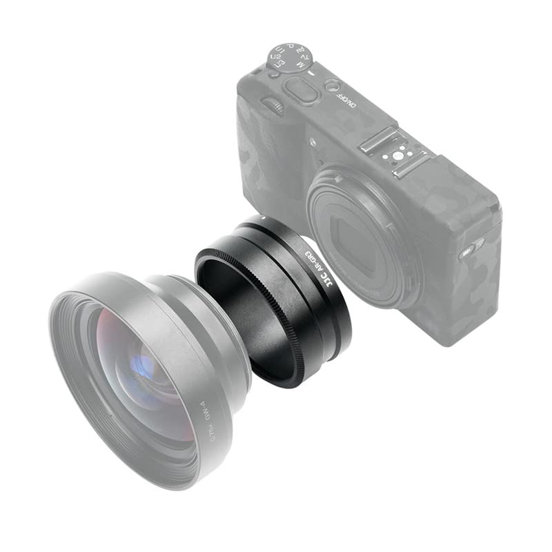 Adattatore Obiettivo JJC GA-2 Per Ricoh GR IIIx - Compatibile Con Filtri 49mm, In Alluminio - Foto 14