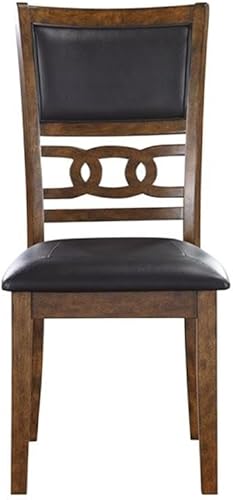 Miniatura 7 de New Classic Furniture Sillas de comedor Gia, juego de 2, color marrón Marrón,Ebany,Gris,Cereza