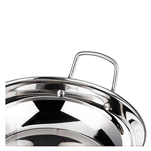 Vinod Stainless Steel Induction Base Kadai Wok with Glass Lid Frypan All Hobs | Size :- 18cm (Capacity 1.5 litres) (Induction Friendly) 4 Gallery Image