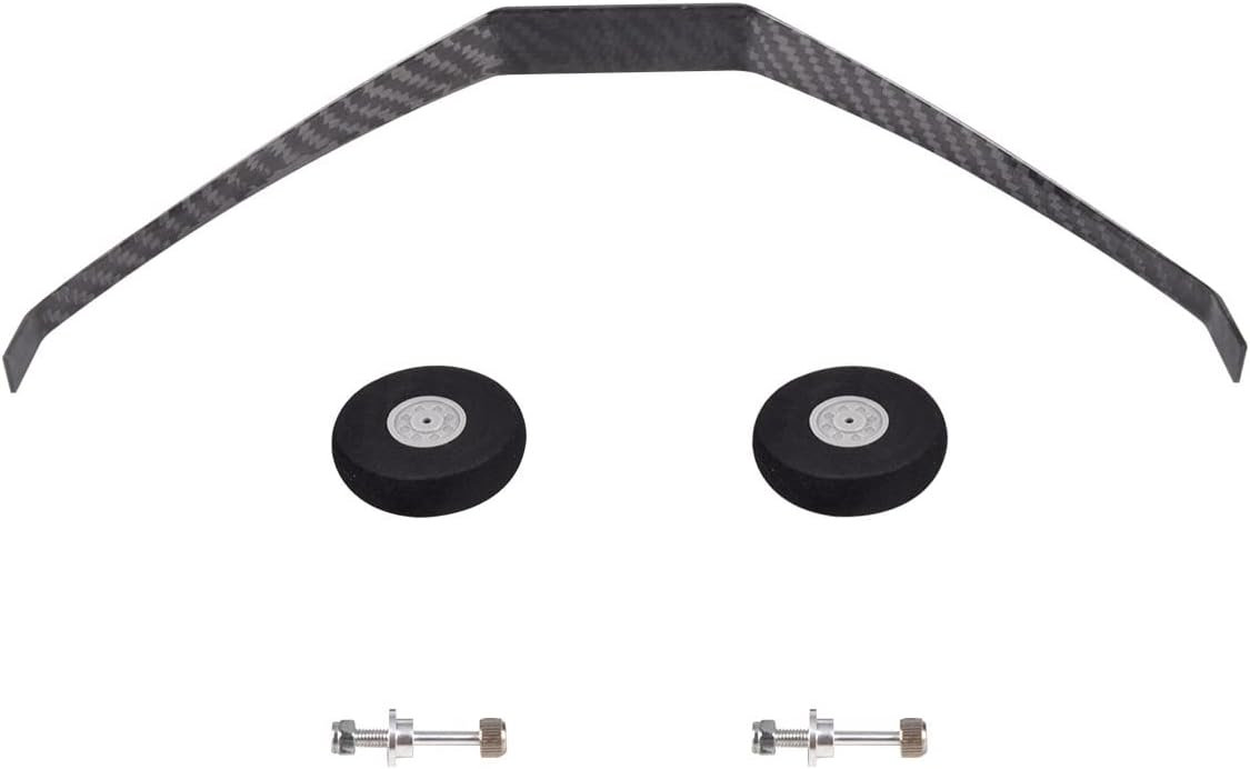 NOBRIM Carbon Fiber Landing Gear YAK30E with Sponge 1.77' Wheel Set for RC Airplane