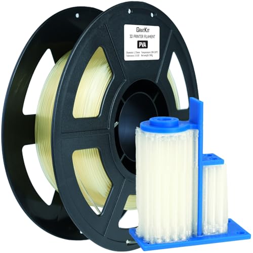 GratKit PVA Dissolvable 3D Printer Filament, Water Soluble Filament Support