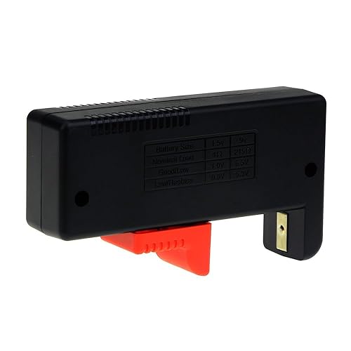 Miniatura 4 de Probador de batería, comprobador universal de batería pequeña para pilas AAA AA C D 9 V 1.5 V de botón para baterías domésticas modelo BT-168