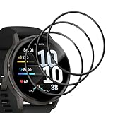 【3枚セット】For Garmin Venu 4 45mm フィルム PMMA素材 salywin ガーミン Venu 4 45mm 対応 保護フィルム 3D曲面 全面保護 高感度タッチ 高透過率 耐衝撃 自動吸着 指紋防止 気泡レス