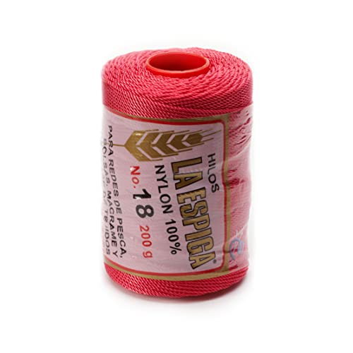 Image of Espiga No.18-100% Nylon Omega String Cord for Knitting and Crochet - 77 Strawberry