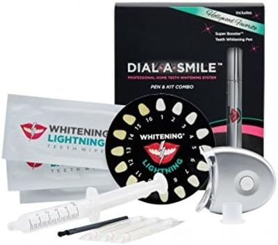 Whitening Lightning Dial a Smile Teeth Whitening Kit & Teeth Whitening Pen Combo