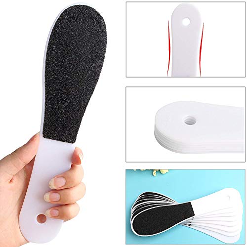 Somaer Pedicure Foot File, Double-Sided Colossal Foot Rasp And Callus Remover Best Foot Care Pedicure Plastic Surface Tool To Remove Hard Skin(Pack Of 5) #TOP6