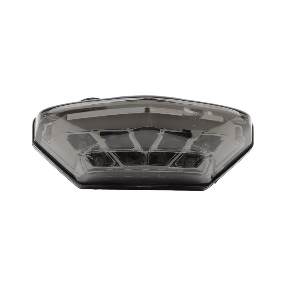 Generique Moto Arrière Lampe Feu Arrière LED Pour Moto Bobber, De Plaque D'immatriculation, Pièces Modifiées, 12V
