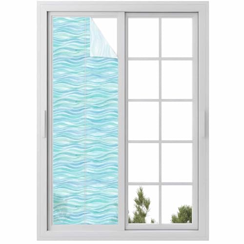 Vinilo decorativo película adhesiva para ventana 78.7x23.6 in miniatura 1
