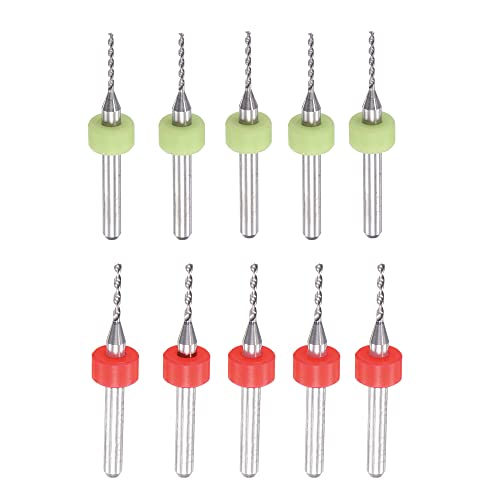 Foret rotatif pour circuit imprimé uxcell 1mm 1.2mm et 3.175mm micro mèche carbure
